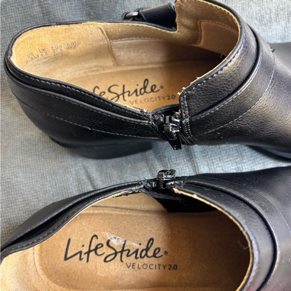 Life Stride Black Ankle Boots , Size 7.5 - Picture 5 of 10
